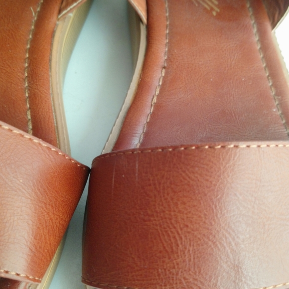 Corelli Brown open toe Flatform sandal 40 - Picture 5 of 9